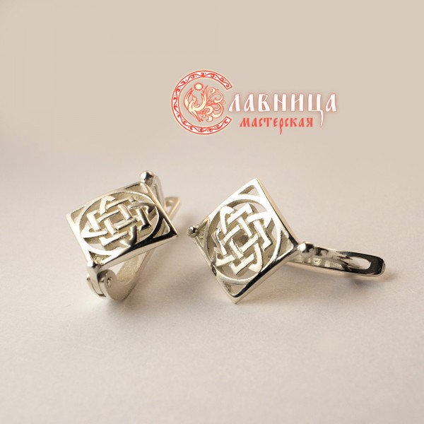 Серьги Звезда Лады вариант 1