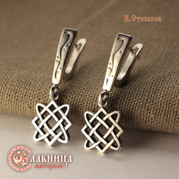 Серьги Звезды Лады (2 вариант)