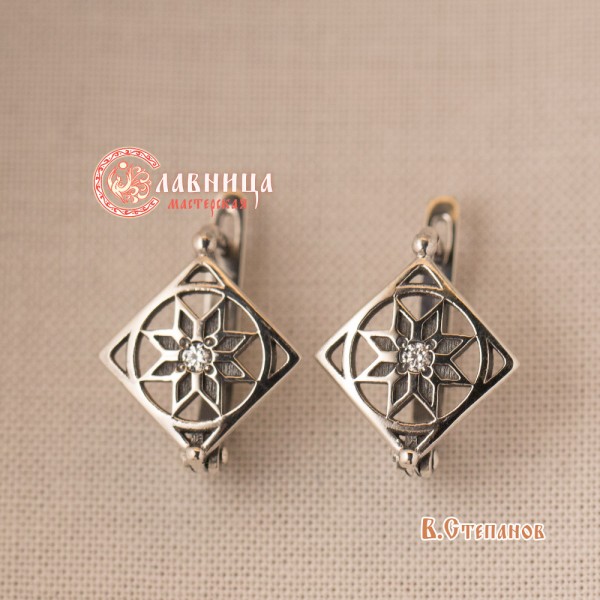 Cерьги "Алатырь"